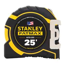 Stanley FatMax 25 ft. L x 1.25 in. W Auto Lock Tape Measure 1 pk Yellow