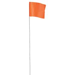 Empire 21 in. Orange Stake Flags Plastic 100 pk High visibility
