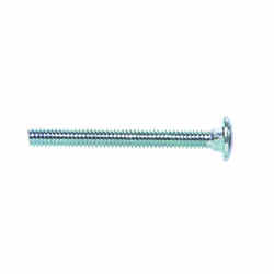 HILLMAN 1/4 Dia. x 2-1/2 in. L Zinc-Plated Steel Carriage Bolt 100 pk