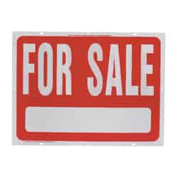 Hy-Ko English 18 in. H x 24 in. W Sign For Sale Plastic