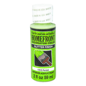 Homefront Glitter Peridot Hobby Paint 2 oz