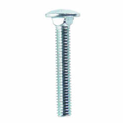 HILLMAN 5/16 Dia. x 2 in. L Zinc-Plated Steel Carriage Bolt 100 pk