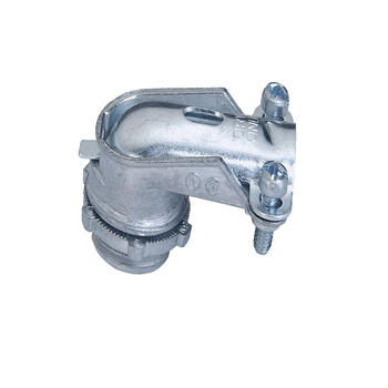 Sigma Electric ProConnex 1/2 in. D Die-Cast Zinc 90 Degree Squeeze Connector For AC, MC and FMC/RW