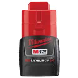 Milwaukee M12 REDLITHIUM 12 V 3 Ah Lithium-Ion Battery Pack 1 pc