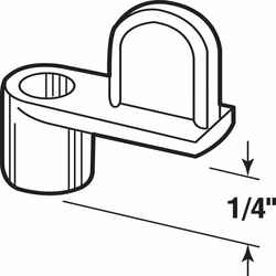 Prime-Line Mill Die Cast Screen Clip For 1/4 inch 4 pk