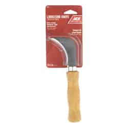 Ace Linoleum 7-1/2 in. Fixed Blade Knife Brown 1 pk