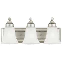 Westinghouse Antique Pewter Clear 3 Wall Sconce