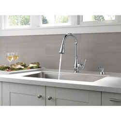 Delta Charmaine One Handle Chrome Pulldown Kitchen Faucet