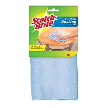 Scotch-Brite Microfiber Dusting Cloth 12 in. W X 14 in. L 1 pk