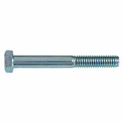 Hillman M8-1.25 mm Dia. x 45 mm L Heat Treated Steel Hex Head Cap Screw 50 pk