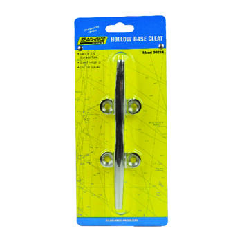 Seachoice 2-1/4 in. L x 2-1/4 in. L Stainless Steel Hollow Base Cleat 1 pc.