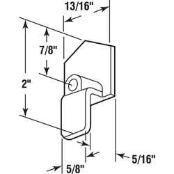 Prime-Line White Nylon Bi-fold Door Wheel Guide 1 pk