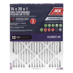 Ace 16 in. W X 20 in. H X 1 in. D Pleated Pleated Air Filter