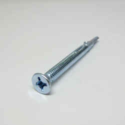 Ace 2-1/2 in. L x 12-24 Sizes Zinc-Plated Zinc Self-Drilling Screws w/Wings 1 lb. Phillips Fla