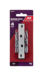 Ace 4 in. H x .72 in. L x 0.625 in. W Mending Brace Zinc