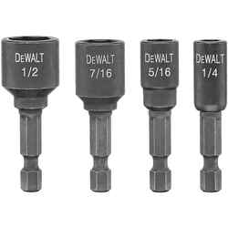 DeWalt Impact Ready 1-7/8 in. L x Multi Size in. Nut Driver Set Quick-Change Hex Shank Black Ox