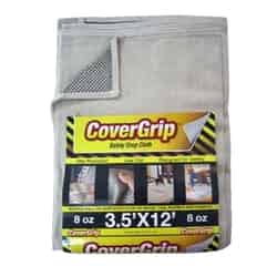 CoverGrip 3.5 ft. W X 12 ft. L Canvas Drop Cloth