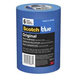 ScotchBlue 0.94 in. W X 60 yd L Blue Medium Strength Original Painter's Tape 6 pk