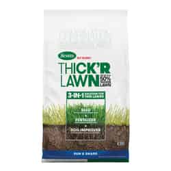 Scotts Turf Builder Thick'R Lawn Fertilizer, Seed & Soil Improver For Sun/Shade Mix 4000 sq ft
