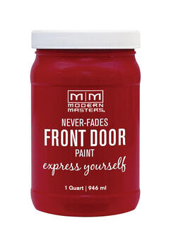 Modern Masters Door Paint Satin Passionate Front Door Paint 1 qt.