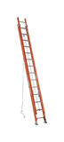 Werner 28 ft. H X 19 in. W Fiberglass Extension Ladder Type 1A 300 lb