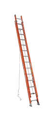 Werner 28 ft. H X 19 in. W Fiberglass Extension Ladder Type 1A 300 lb
