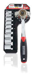 Craftsman 3/8 in. drive SAE Dual Drive Ratchet 1 pc. Steel