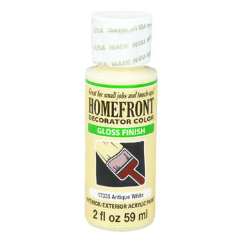 Homefront Gloss Antique White Hobby Paint 2 oz