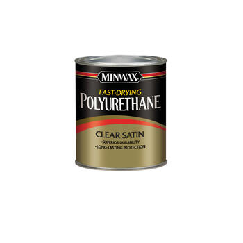 Minwax Satin Clear Fast-Drying Polyurethane 0.5 pt