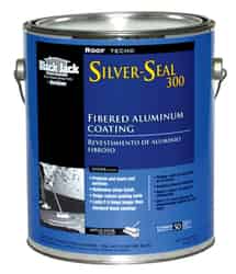 Black Jack Silver Seal 300 Gloss Silver Fibered Aluminum Roof Coating 1 gal