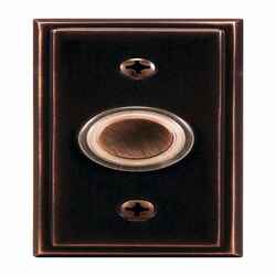 Heath Zenith Oil Rubbed Bronze Metal Wired Pushbutton Doorbell