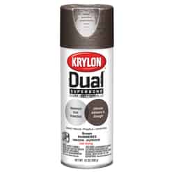 Krylon Dual Hammered Brown Paint + Primer Spray Paint 12 oz