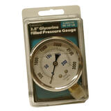 Universal 2-1/2 in. 0 psi 3000 psi Pressure Gauge