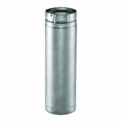 DuraVent 4 in. Dia. x 24 in. L Galvanized Steel Double Wall Stove Pipe