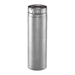 DuraVent 4 in. Dia. x 24 in. L Galvanized Steel Double Wall Stove Pipe
