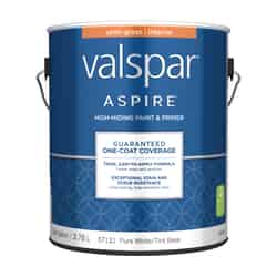 Valspar Aspire Semi-Gloss Tintable Pure White Tint Base Paint and Primer Interior 1 gal