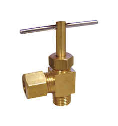 Ace 3/8 in. Dia. x 1/4 in. Dia. Brass Straight Needle Valve