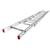 Werner 24 ft. H X 16 in. W Aluminum Extension Ladder Type III 200 lb