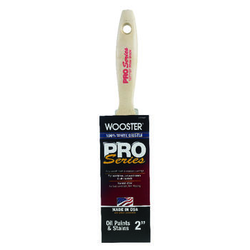 Wooster 2 in. W Flat White China Bristle Pro Series Paint Brush