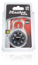 Master Lock 2-9/10 in. H X 1-3/10 in. W Steel Combination Dial Padlock 1 pk