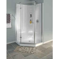 Delta 5 in. H x 38-5/16 in. W x 38-5/16 in. L White Base Acrylic Center Neo-Angle