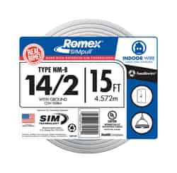 Southwire SimPull 15 ft. 14/2 Solid Wire Romex Type NM-B WG Non-Metallic