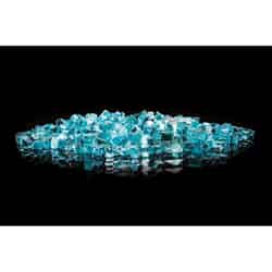 Bond Manufacturing LavaGlass Classic Cut Bodega Blue Glass Fire Bowl Filler