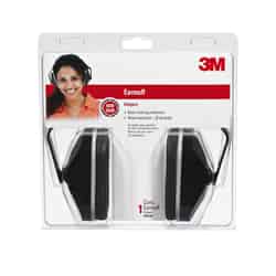 3M 20 dB Reusable Plastic Earmuffs Black 1 pair