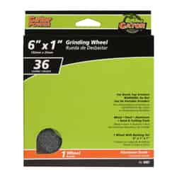 Gator 6 in. Dia. x 1 in. thick x 1 in. Aluminum Oxide Grinding Wheel 3820 rpm 1 pc.