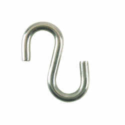 Hampton Small 3 in. L S-Hook Steel 1 pk 250 lb.