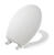 Mayfair Slow Close Round White Molded Wood Toilet Seat