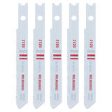 Milwaukee Bi-Metal U-Shank Metal cutting 18 TPI 5 pk 2-3/4 in. Jig Saw Blade