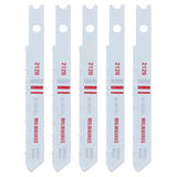 Milwaukee Bi-Metal U-Shank Metal cutting 18 TPI 5 pk 2-3/4 in. Jig Saw Blade