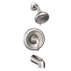 Moen Tiffin 1-Handle Brushed Nickel Tub and Shower Faucet